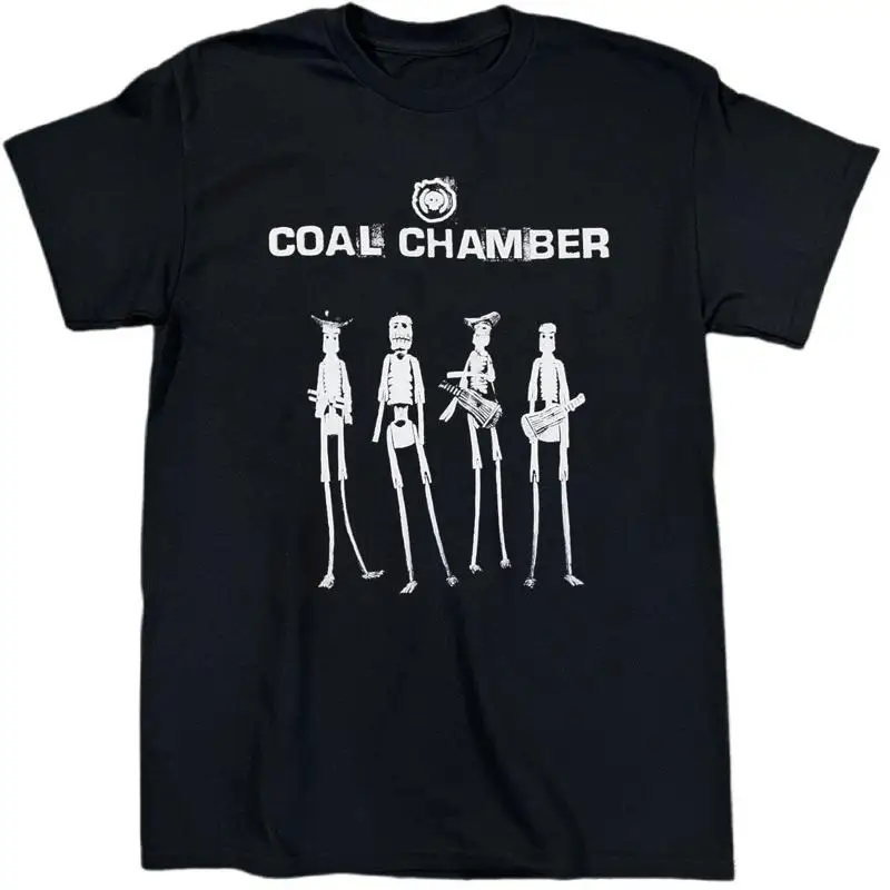 Vtg Coal Chamber Band Dark Days Heavy Cotton Black S 5XL T Shirt AG585