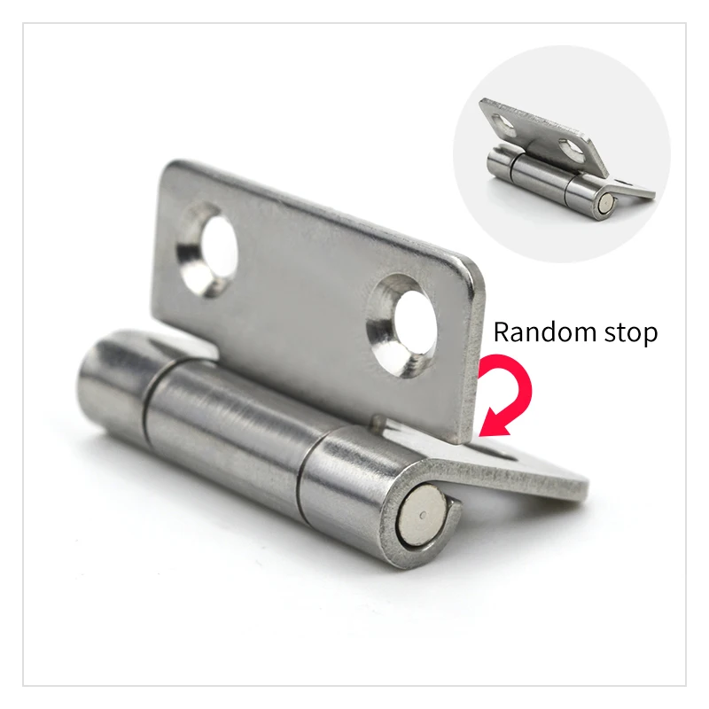 Stainless steel cabinet door hinge can be stopped at will with damping, and it can be stopped at will with butterfly symmetry