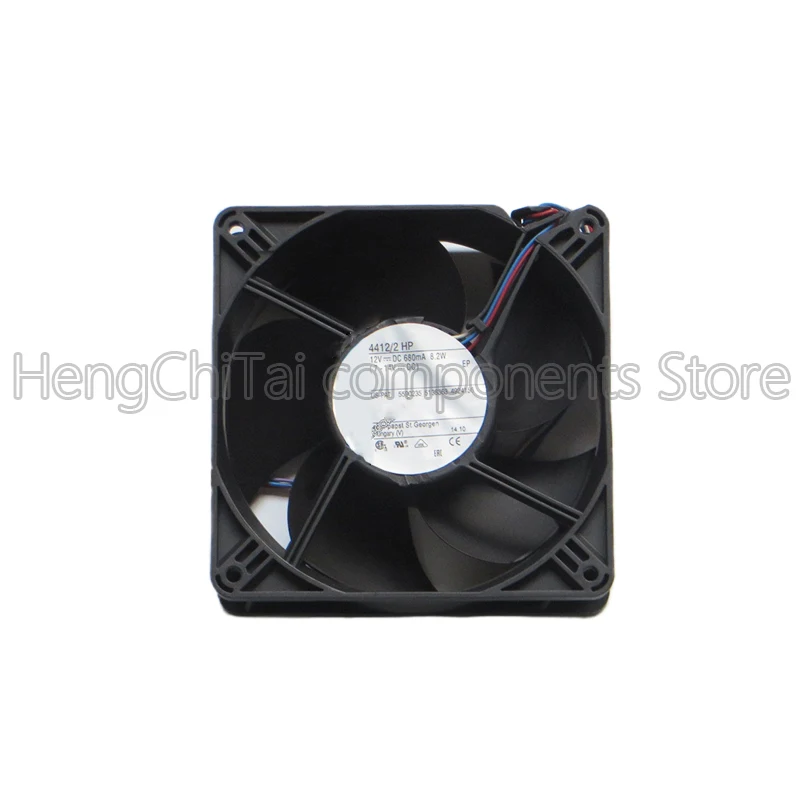 Original 100% Working 4412/2HP 12V 8.2W 4 wire cooling fan