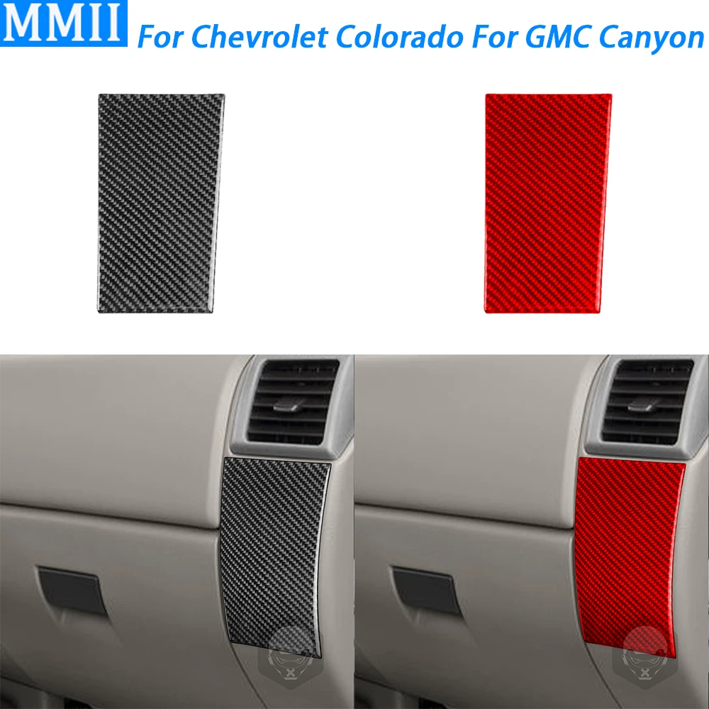 

For Chevrolet Colorado For GMC Canyon 2004-2012 Carbon Fiber Co-pilot Dashboard Panel Cover Car Interior Accessories Sticker