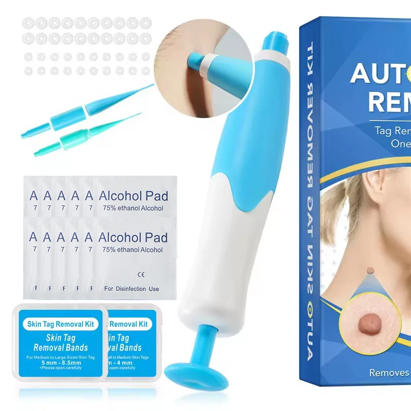 2-IN-1 السيارات الجلد علامة أداة إزالة الصواميل عدة غير مؤلم الجلد التسمية الخلد حب الشباب الثآليل إزالة القلم مع مسحات التطهير أداة العناية ببشرة الوجه #3