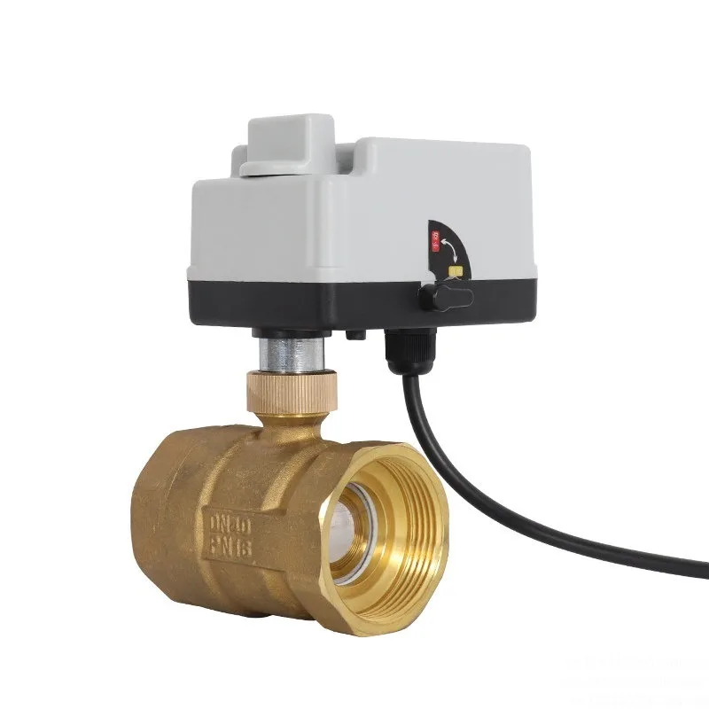 

Электрический шаровой кран 220 В, ручной интегрированный 220 В, двухходовой электромагнитный шаровой водяной клапан, переключатель