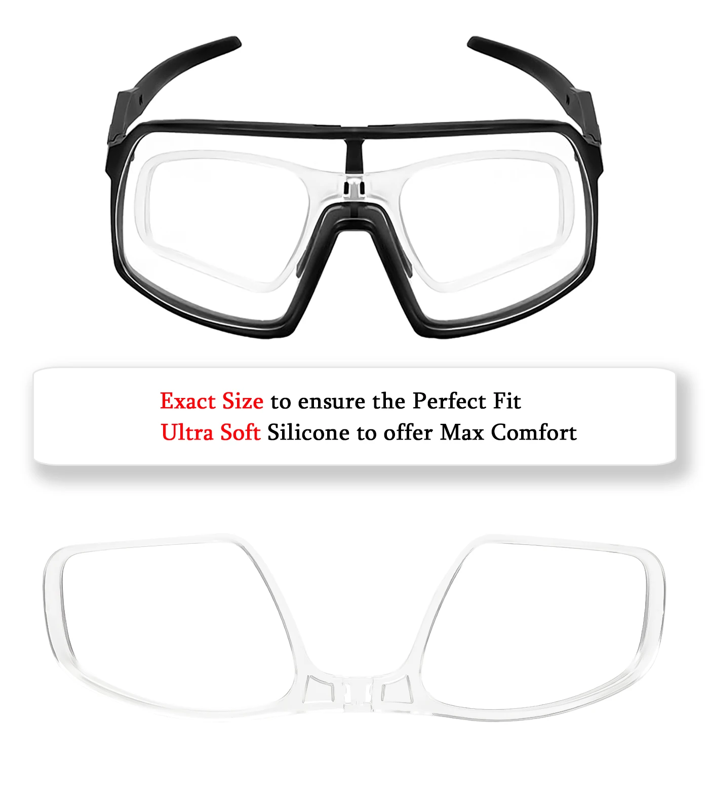 

Insert Clip-On RX Adaptor Lens Carrier for Oakley Sutro Lite OO9463 OO9463A Sutro Lite Sweep OO9465 Sutro Lite S OO9496