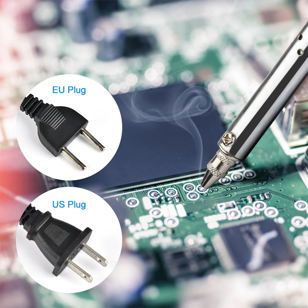 Sucção de Estanho Elétrico Portátil, Sucker Pen, Bomba Desoldering, Ferramenta de Solda, 2 em 1, AC, EU, 220V,US, 110V, 50Hz, 30W