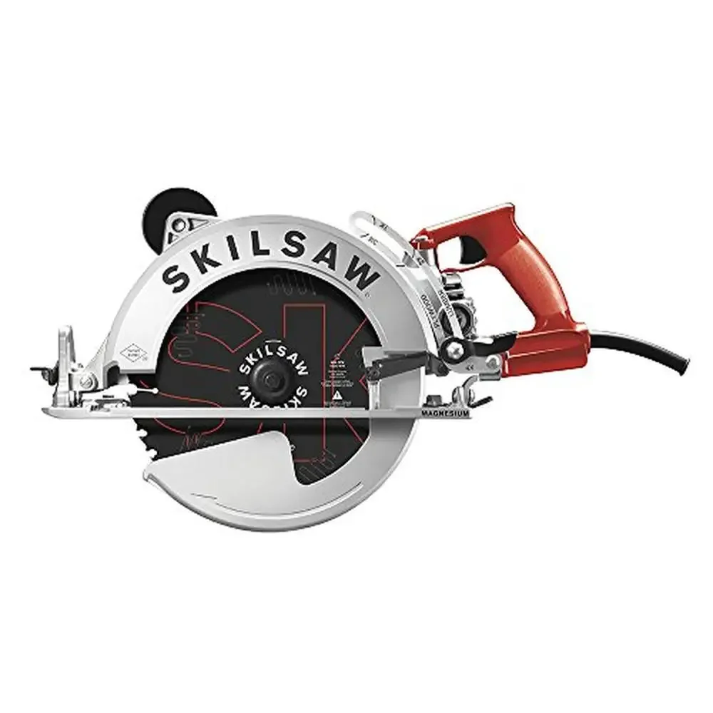 15A Worm Drive Circular Saw Clean 4x Cuts in One Pass relentless power durability Magnesium Construction Anti-Snag Guard 51°