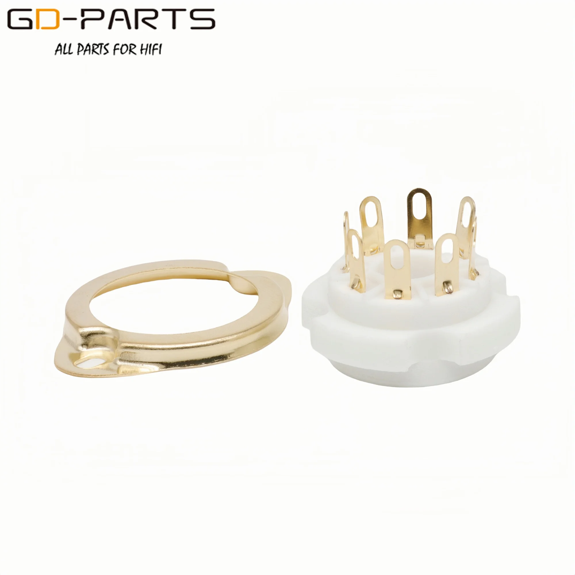 8-контактный K8A восьмеричная керамическая трубка, цоколь клапана для EL34 KT88 6V6 6SL7 5AR4 6L6, винтажный аудиоусилитель, крепление на шасси «сделай сам»