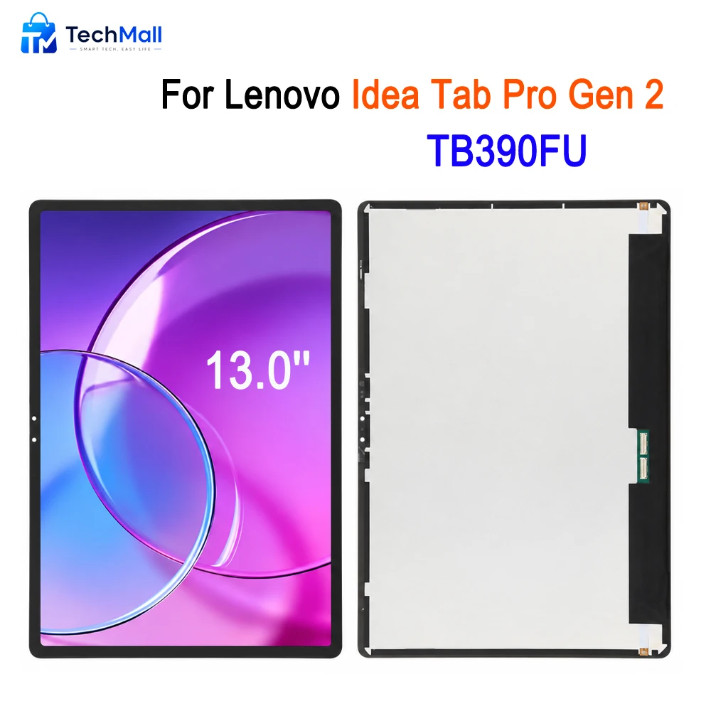 13.0'' TB390FU IPS LCD Screen For Lenovo Idea Tab Pro Gen 2, TB390FU Tablet Display Touch Screen Repair Replacement Spare Part