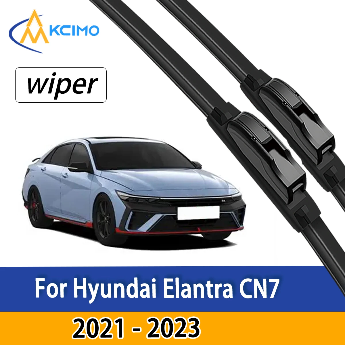 

OEM Quality Car Wiper Blades For Hyundai Elantra 2021 - 2023 Limited Avante i30 Sedan N-Line CN7 Easy Installation