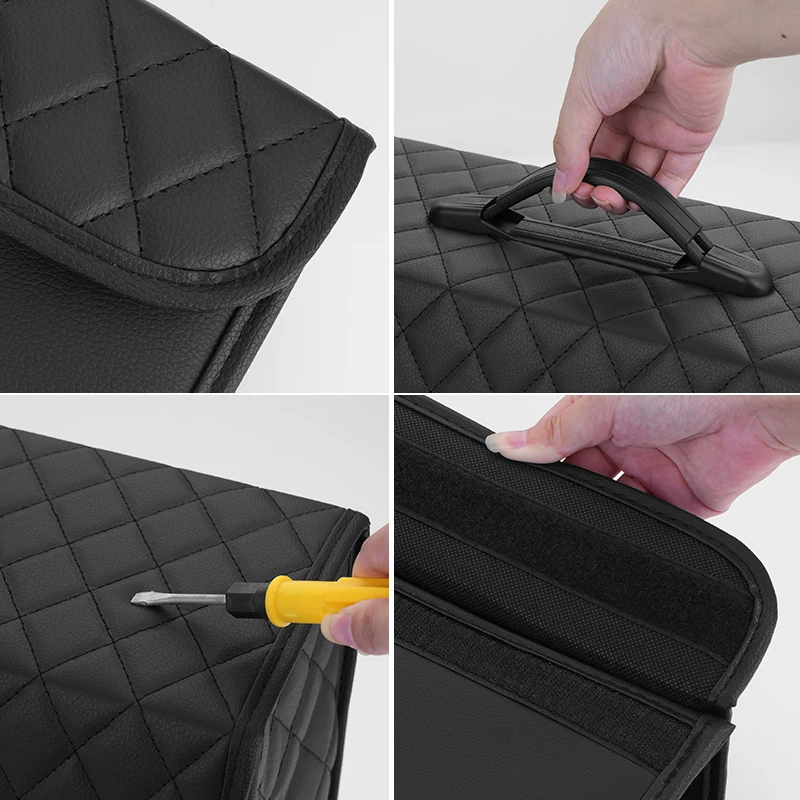 أدوات السيارات السفر المنظم حقيبة تخزين جلدية لجيلي أطلس SUV Borui Boyue Coolray Emgrand GE NL3 EX7 X7 EC7 GX7 GT GC9 X6 E #5