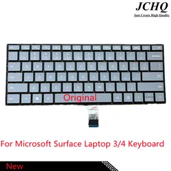 Nuova tastiera originale per Microsoft Surface Laptop 3/4 1867 13/15 ''1868 1872 1873 1950 1951 versione usa argento