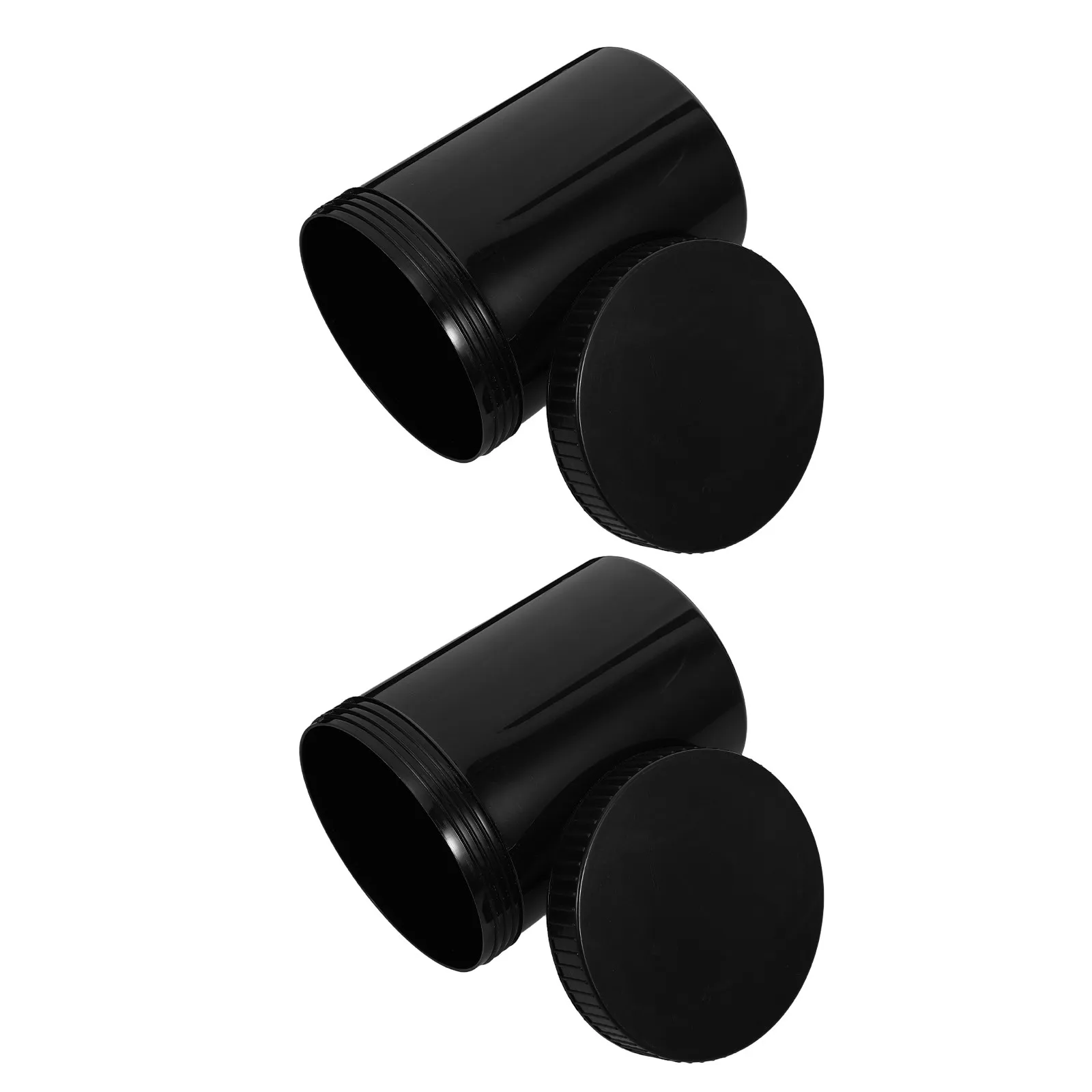 2Pcs Wide Neck Plastic Paint Storage Bucket Leak Proof Paint Containers for Ink Watercolor Pigment Storage Pigment Container