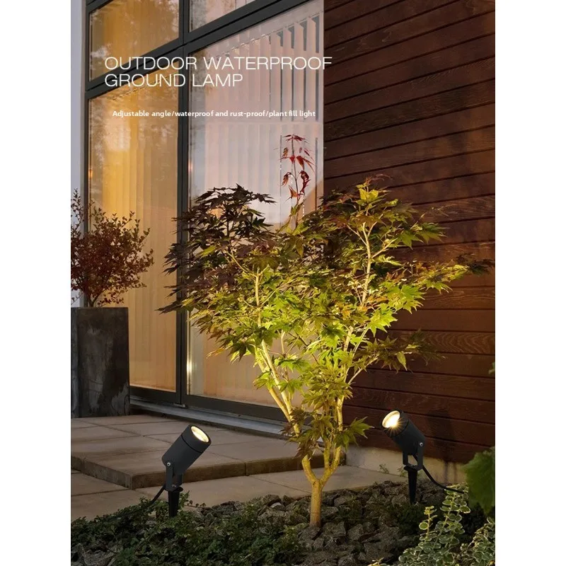 Tree lamp Outdoor waterproof project lighting Tree lamp Landscape spotlight Lawn floor lamp