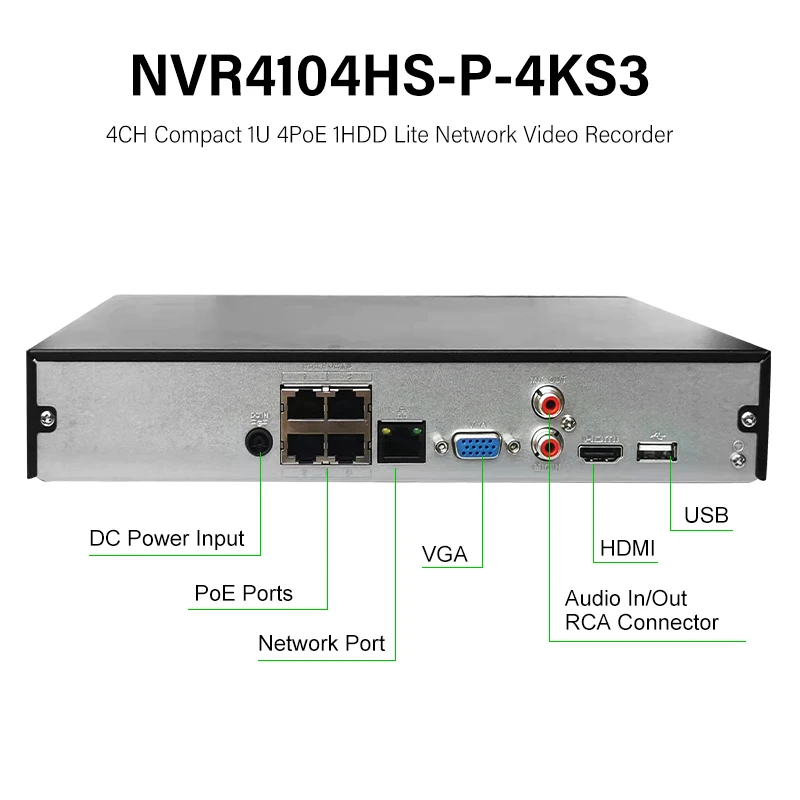 Dahua 4CH 8CH Videoregistrator - Dahua Nvr 16 Channel recensione e prezzo