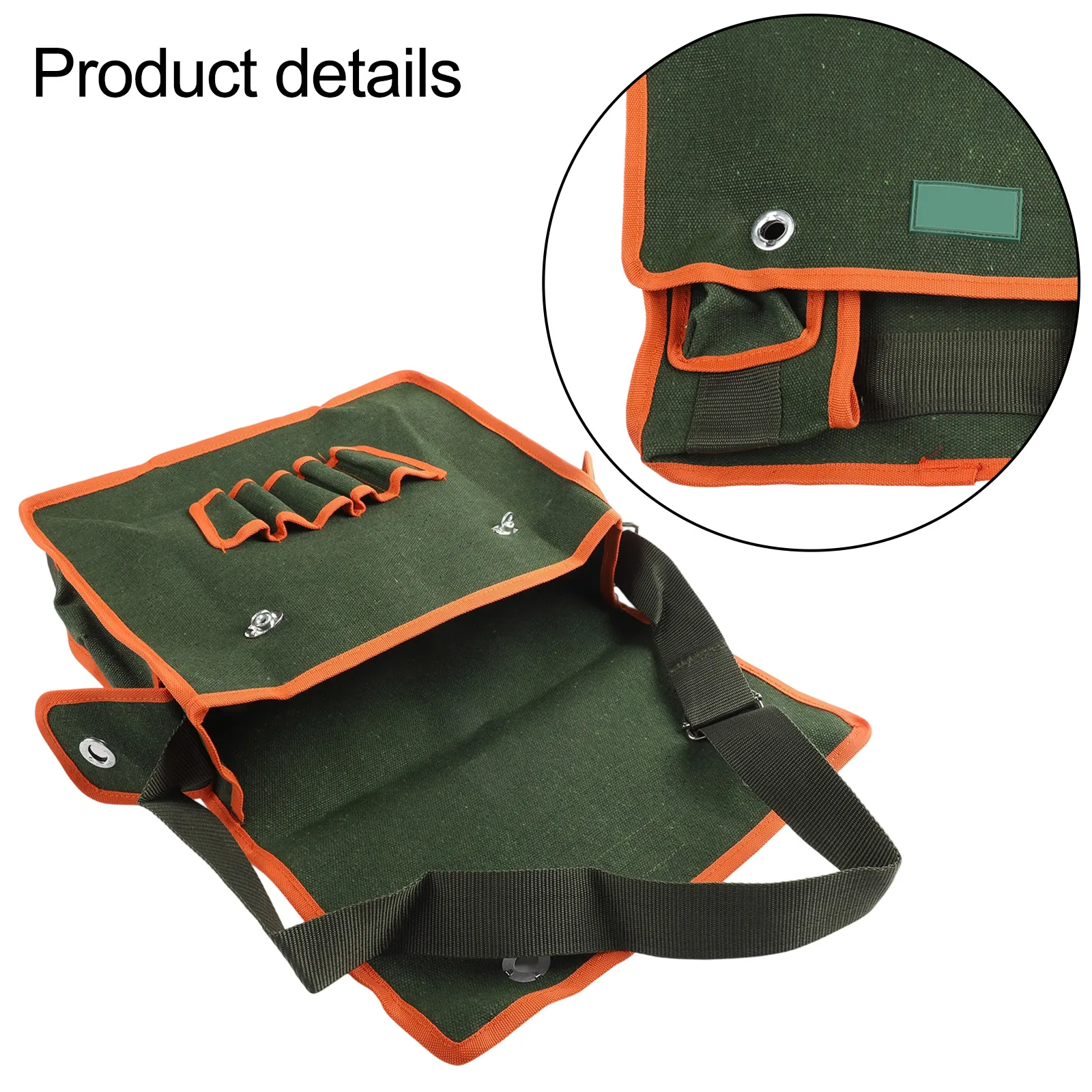 Borsa per attrezzi per elettricisti Borsa a tracolla singola Officina Kit di riparazione per attrezzi per la lavorazione del legno Borsa per attrezzi multifunzionale impermeabile in tela