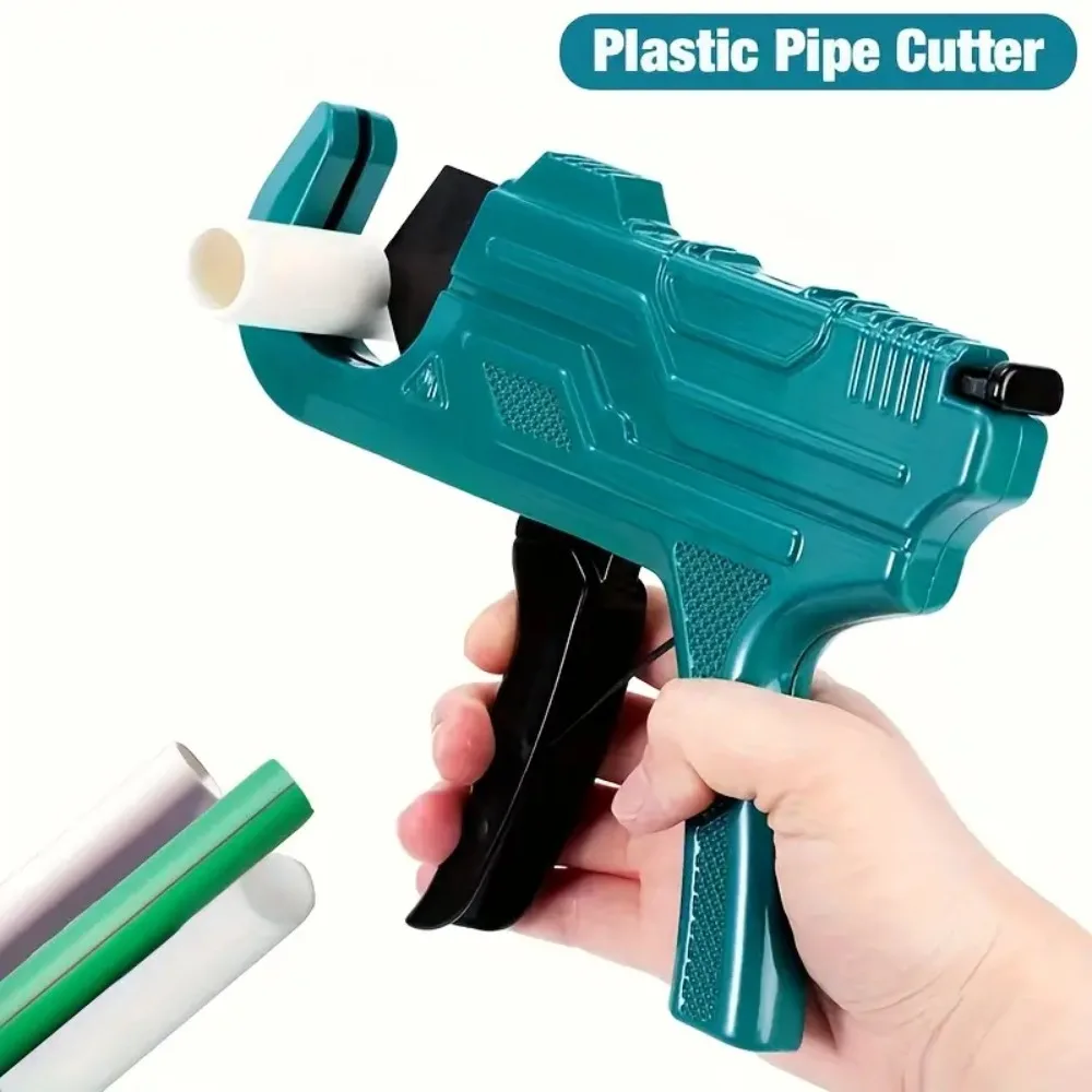 

PE PVC PPR Plastic Pipe Cutter 42mm Ratcheting Scissors Professional Plumbing Tool