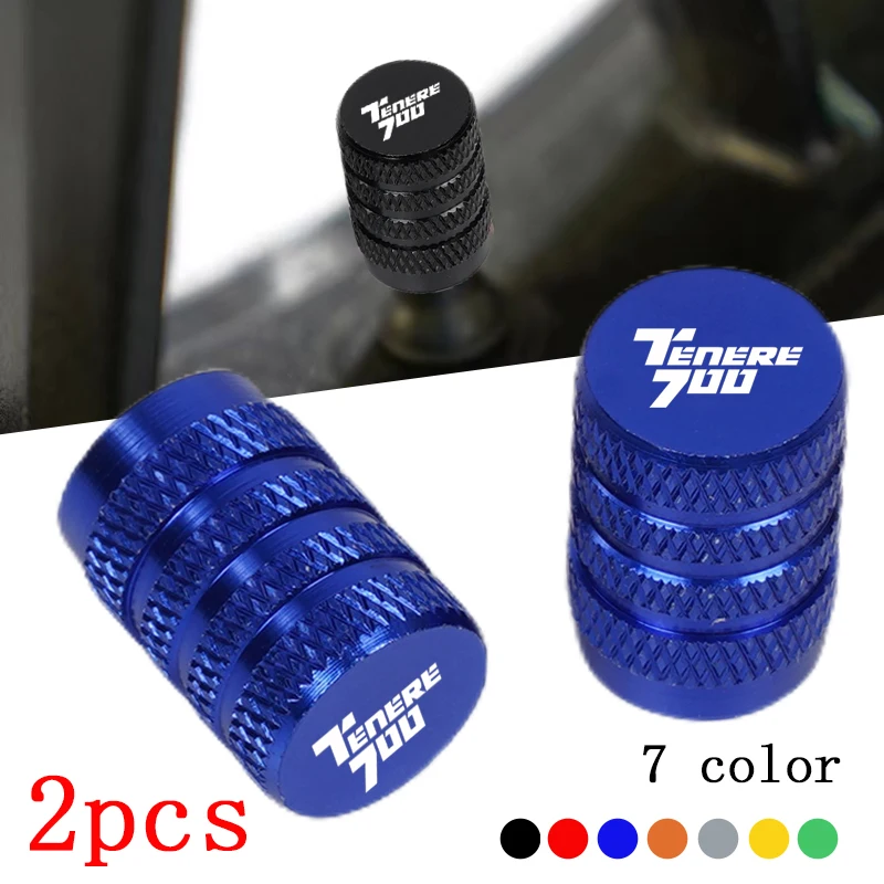 2pcs Motorcycle Tire Valve Air Port Stem Cover Cap Plug For YAMAHA Tenere 700 Rally T700 XTZ 690 T 700 Accessories