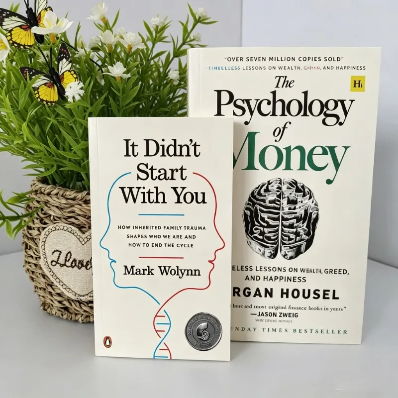 2pcs Money Psychology & Not A Self-help Psychology Book on Personal Finance and Family Trauma Which Started with You. Books Book
