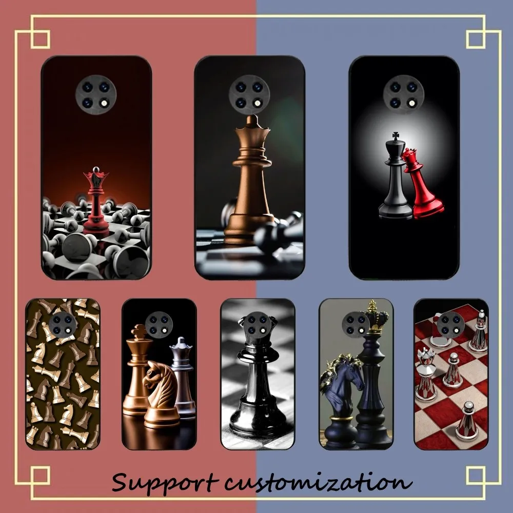 Chess Pieces Phone Case For Samsung S 20 21 22 23 plus Ultra for Redmi Note 8 9 10 11 for Huawei Y 5 6 9