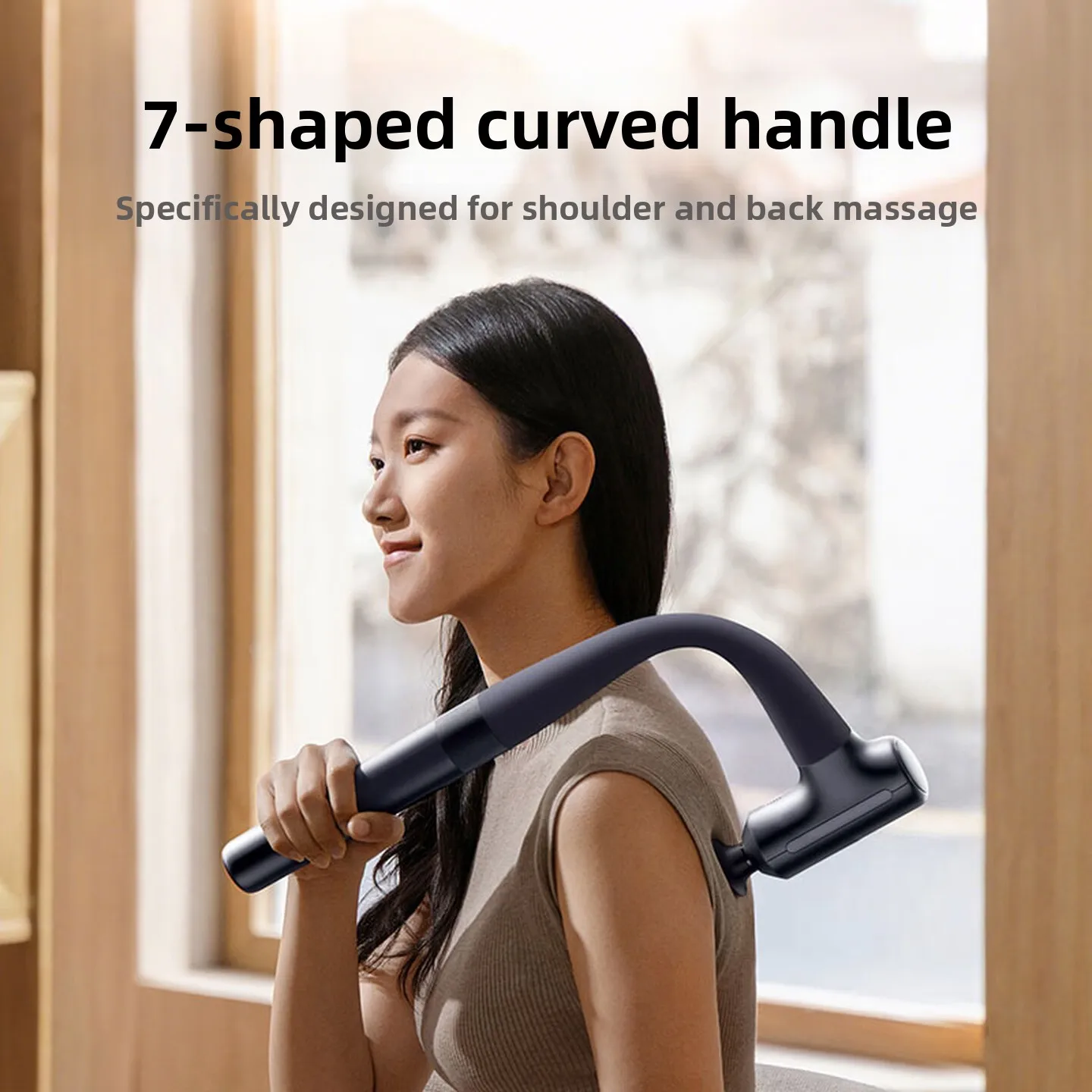 Mijia Long Handle Massage Gun 3 Hot Compress Version 12kg High Force Massager Detachable Handle Home Gym Workout Recovery