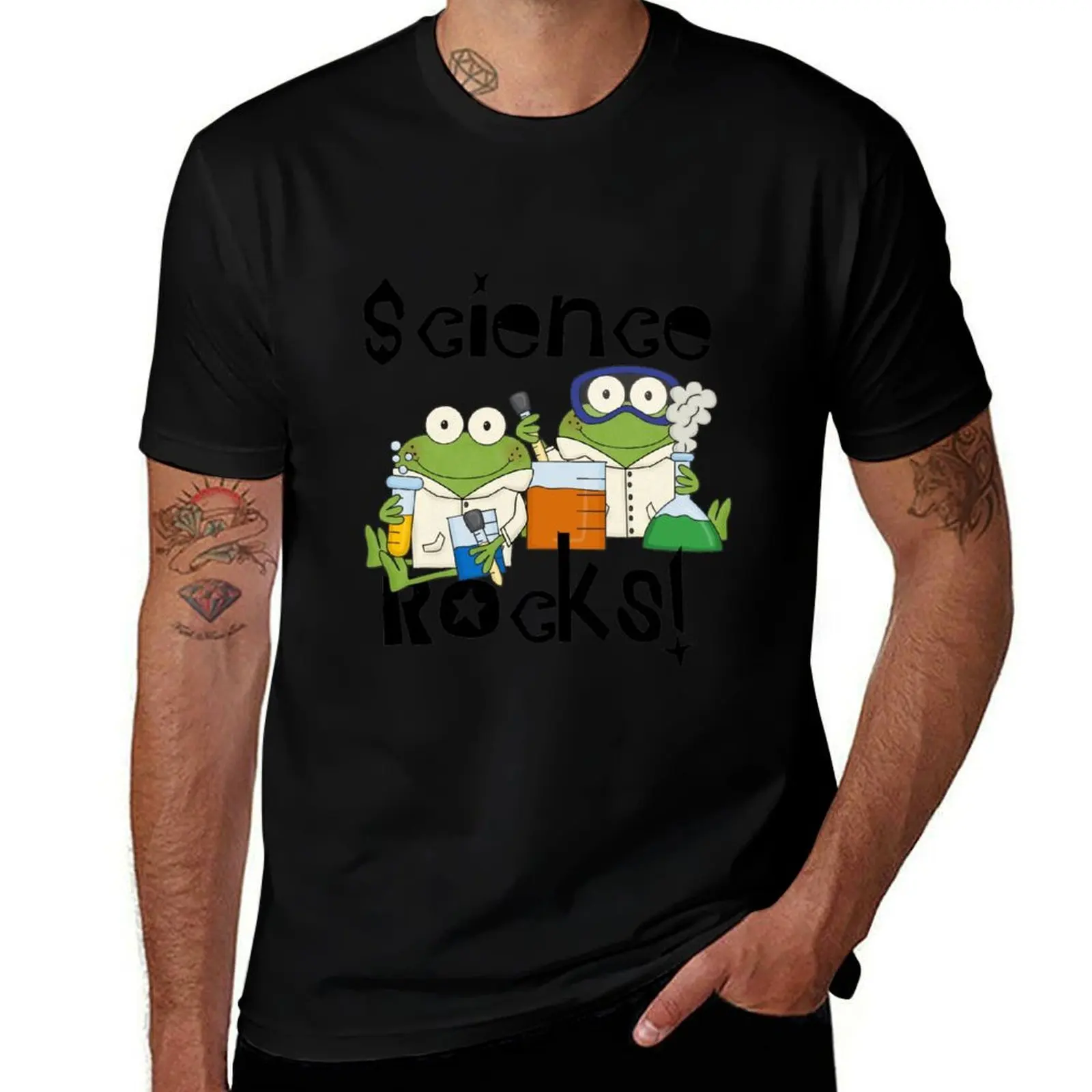 

Laboratory Frogs Science Rocks T-Shirt Moisture Wicking Athletic T-Shirt