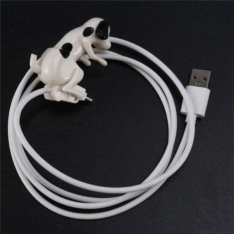 3X For Iphone Fast Charger Cable Funny Humping Dog Smartphone Cable Charger 1.2M Charging Cable USB Fast Charging White