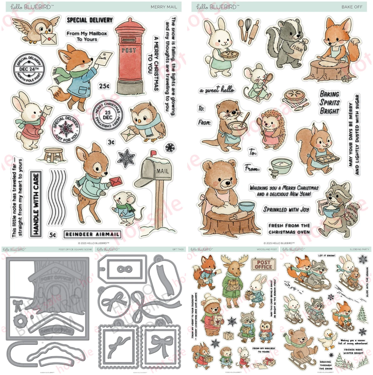 

Merry Mail Gift Tags Metal Cutting Dies Stamps for Scrapbooking Stamp Photo Album Decorative Embossing Cut Die DIY Paper Cards