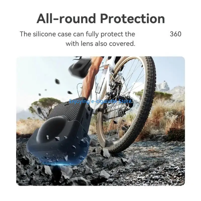 Silicone Protective Cover For 360 Camera Full Body Protections Anti Scratch Lens Cap Shockproof Design With Precise Cutouts Y4QF