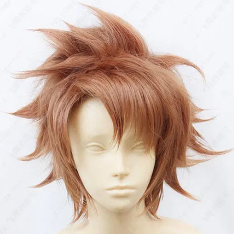 42 PSYCHO-PASS Kagari Shusei Short Brown Cosplay Party Wig