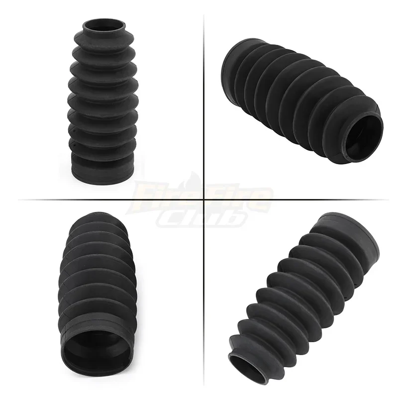 Motorcycle Front Fork Cover Gaiters Gators Rubber Long Boots Black Accessories For Honda Rebel CMX 300 500 2017-2022