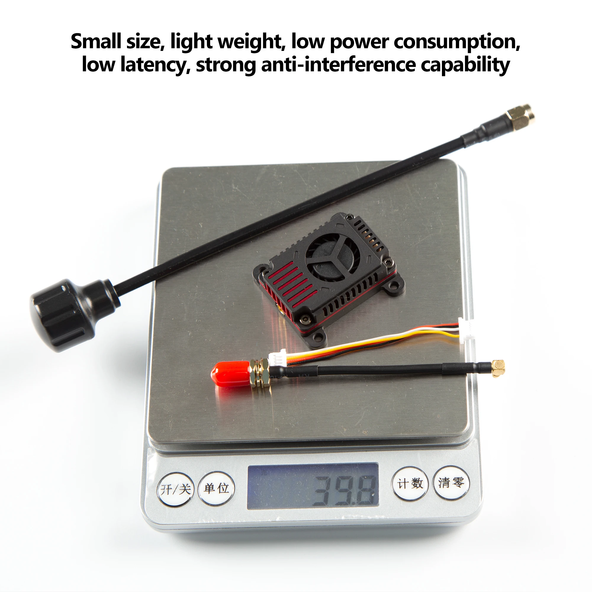 5.8G 3W VTX 4.9G-6G 고출력 72CH VTX 비디오 송신기(CNC 쉘 포함) RC 쿼드콥터 DIY 부품용 PIT 25mW/400mW/800mW/3000mW