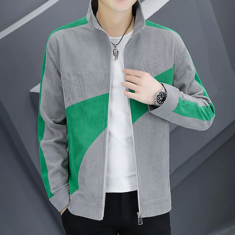 

New Explosive Personality Everything Casual Sports Style Jacket Coat Lapels Handsome Personality Comfortable Men's Clothing