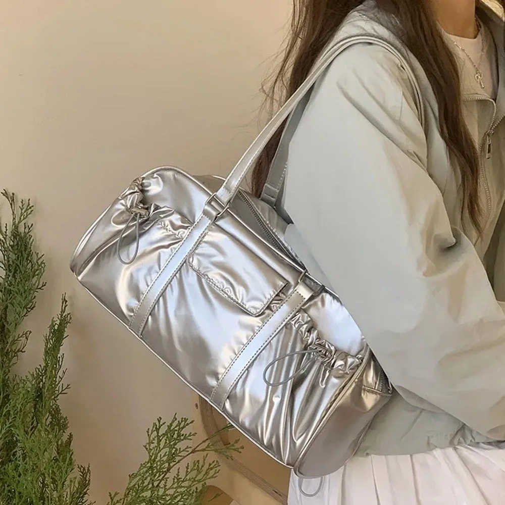 

Versatile Casual Shoulder Underarm Bags Women Large Capacity Designer Luxury Vintage Classic Handbags Casual Nylon Pillow Bag
