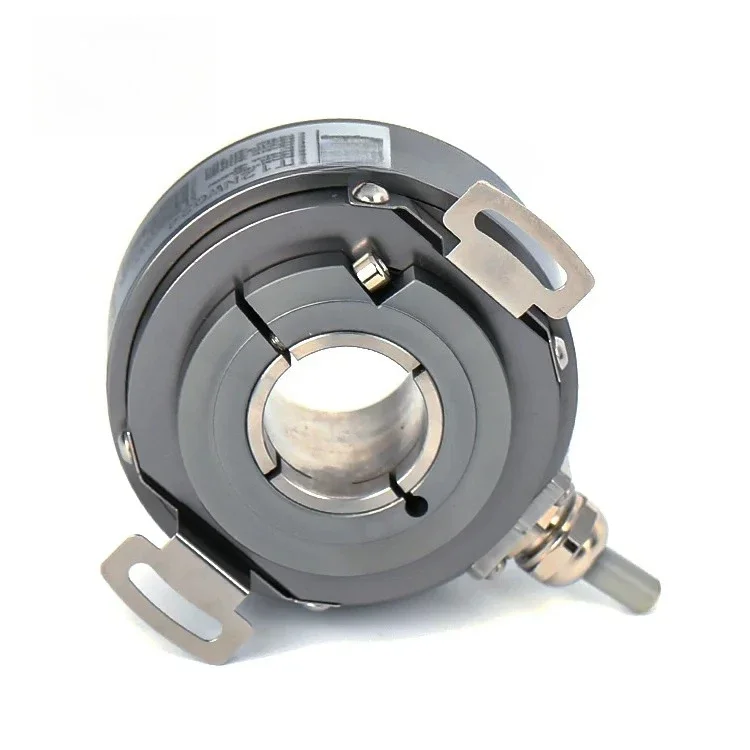 KJ58 Single-turn parallel gray code absolute hollow shaft encoder NPN PNP circuit 14-25mm through shaft