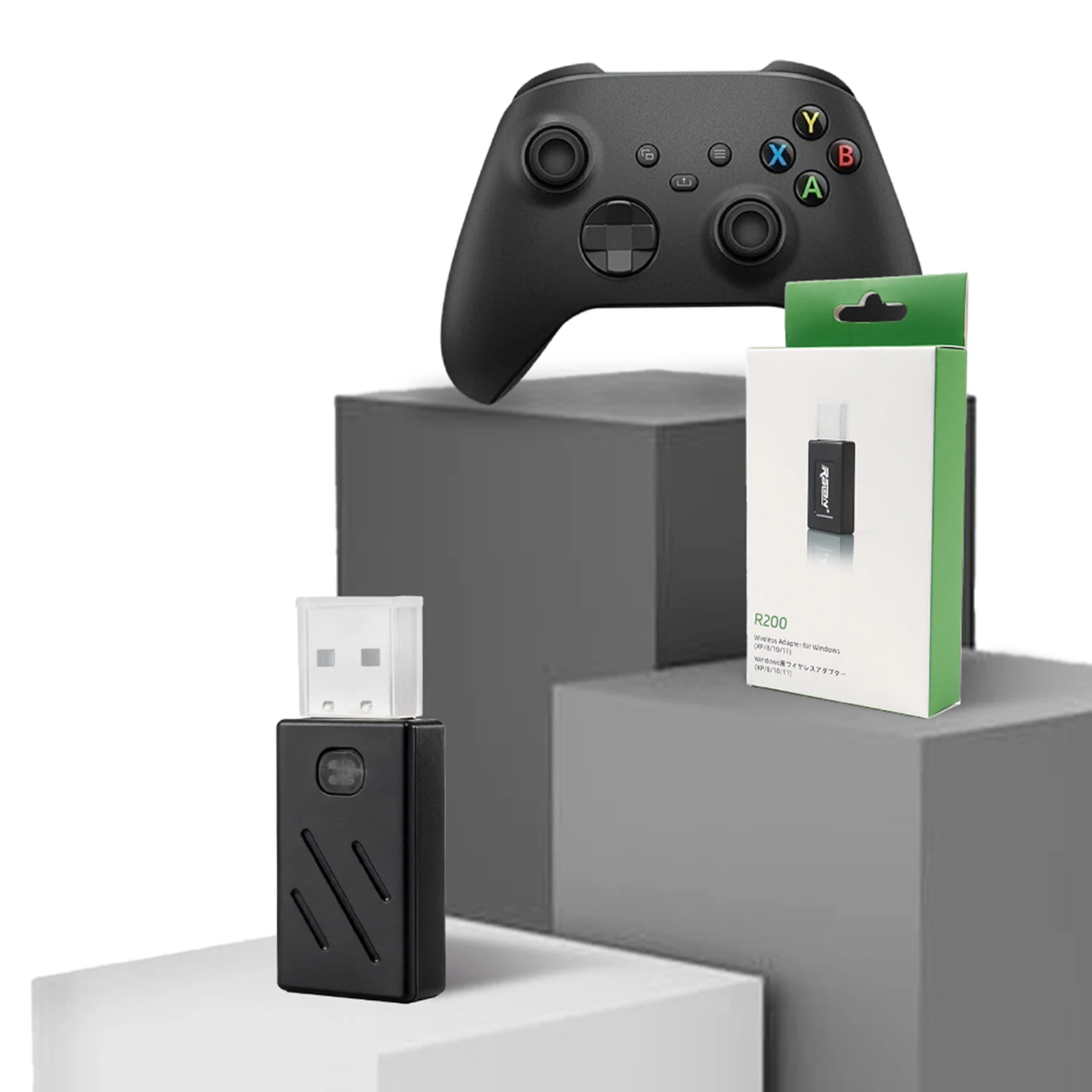 Wireless USB Adapter Bluetooth-Compatible 5.3 for Xbox Series X/Elite Series Wireless Adapter Dongle for WIN7/8/10/11/XP Laptops