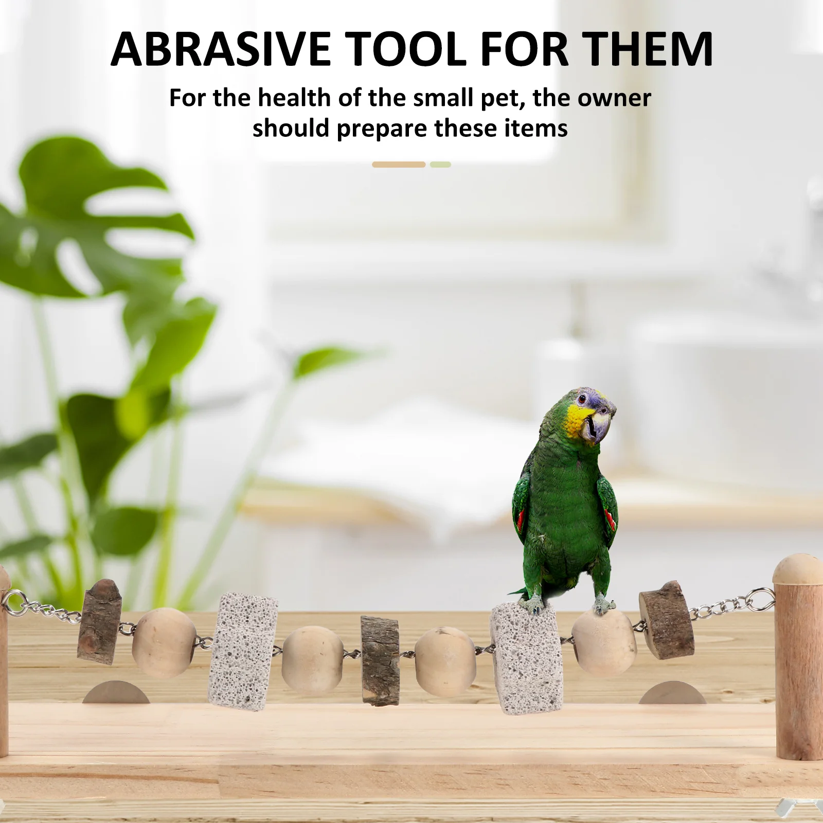 

1Set Hamster Molar Chewing Board Durable Safe Platform for Small Pets Guinea Parrot Chinchilla Squirrel
