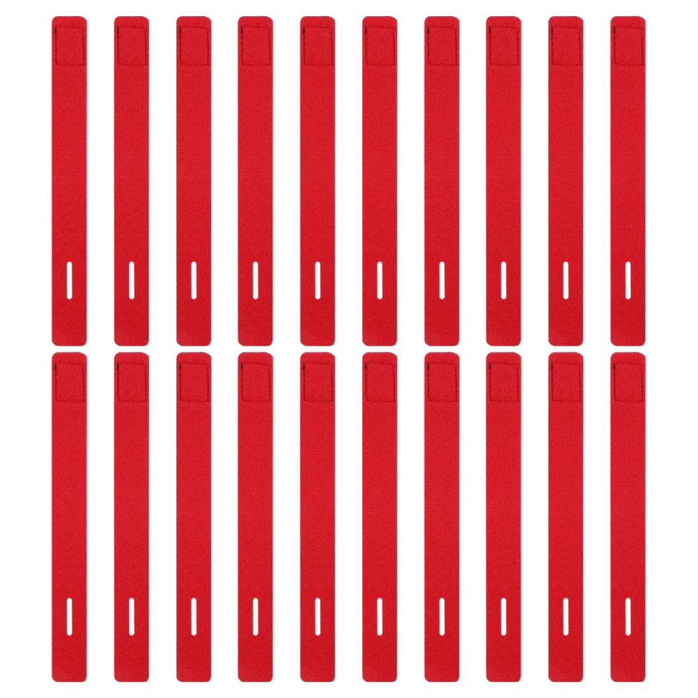 

20pcs Outdoor Fishing Rod Strap Elastic Tackle Bands Lightweight Durable Fasteners for Angling Gear Stretchable Rod Ties Camping