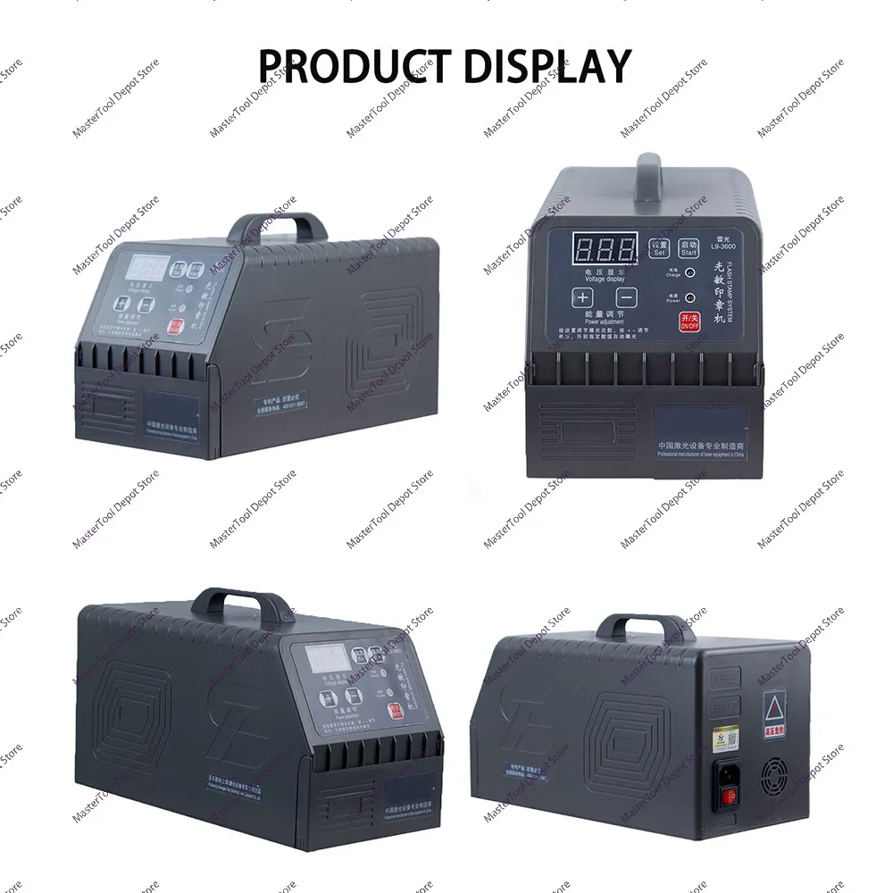 Automatic Digital Photosensitive Seal Machine P30 PSM Stamp Maker Flash Stamp System With Free Gifts Pack 300W 110V 220V Option