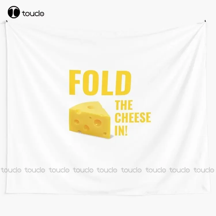 Tapiz plegable en el queso, tapiz artístico, tapiz colgante de pared para sala de estar, dormitorio, decoración del hogar, revestimiento de paredes
