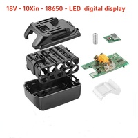 Battery Case Charging Protection Circuit Board PCB LED Box For Makita 18V BL1830 3.0Ah 6.0Ah Digital Indicator Housings Shell