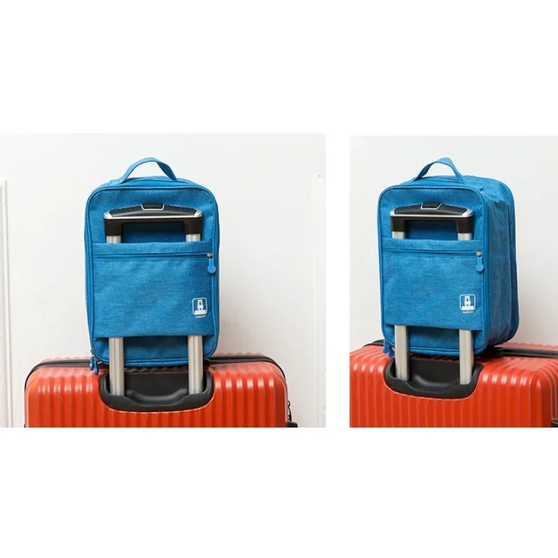 حقيبة الأحذية المحمولة السفر كيس التخزين المنظمون الأمتعة الملابس مخزن للمكياج حقائب السفر الأحذية حقيبة التخزين فرز الحقيبة