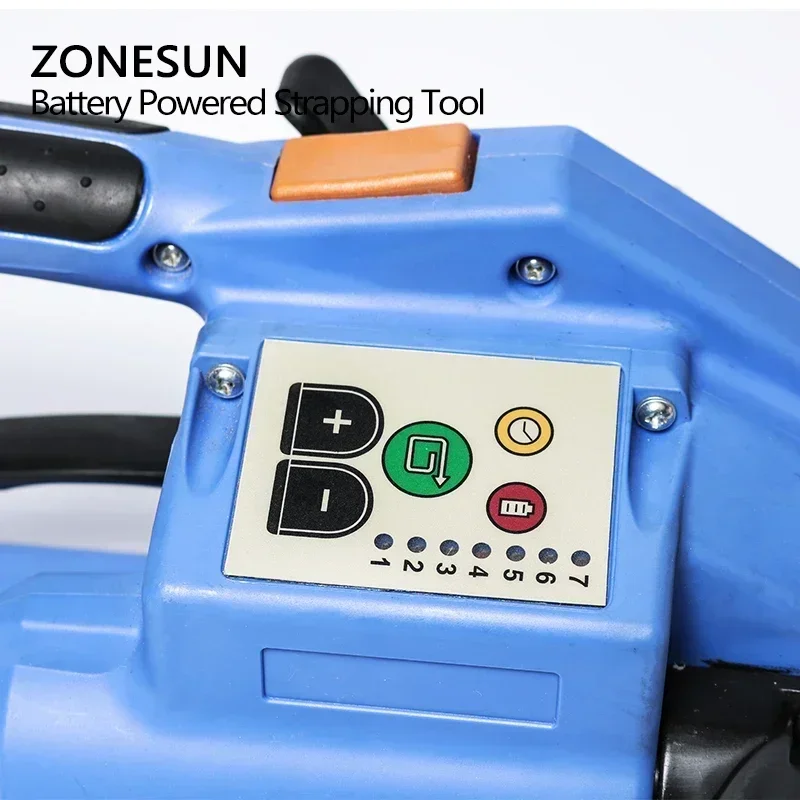 ZONESUN 梱包機 ZS-DD160 バッテリー式電動ペットストラップ梱包ツール 電動プラスチックストラップツール