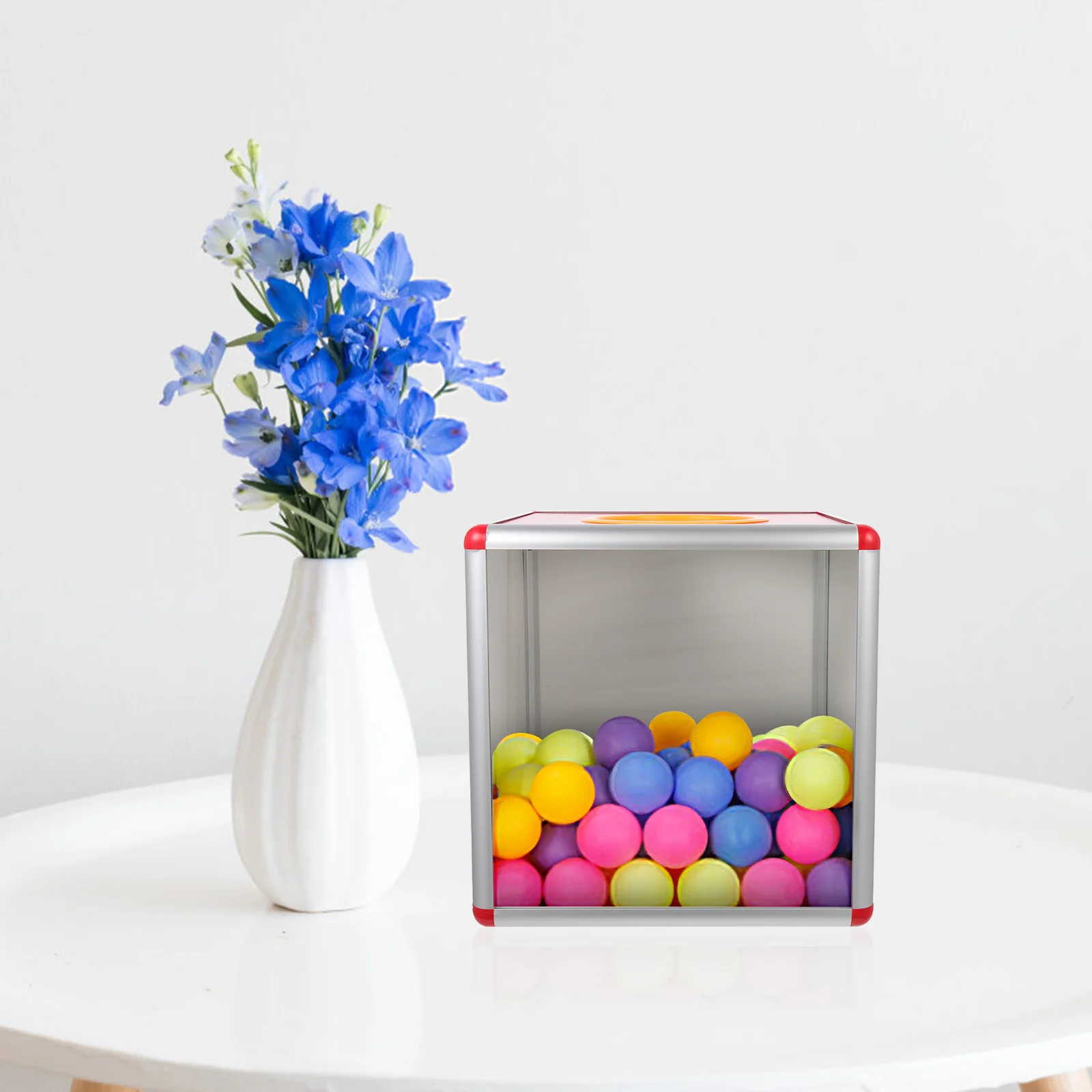 Tickets Draw Box Raffle Boxes for Card Donation Accessory Transparent Case Office