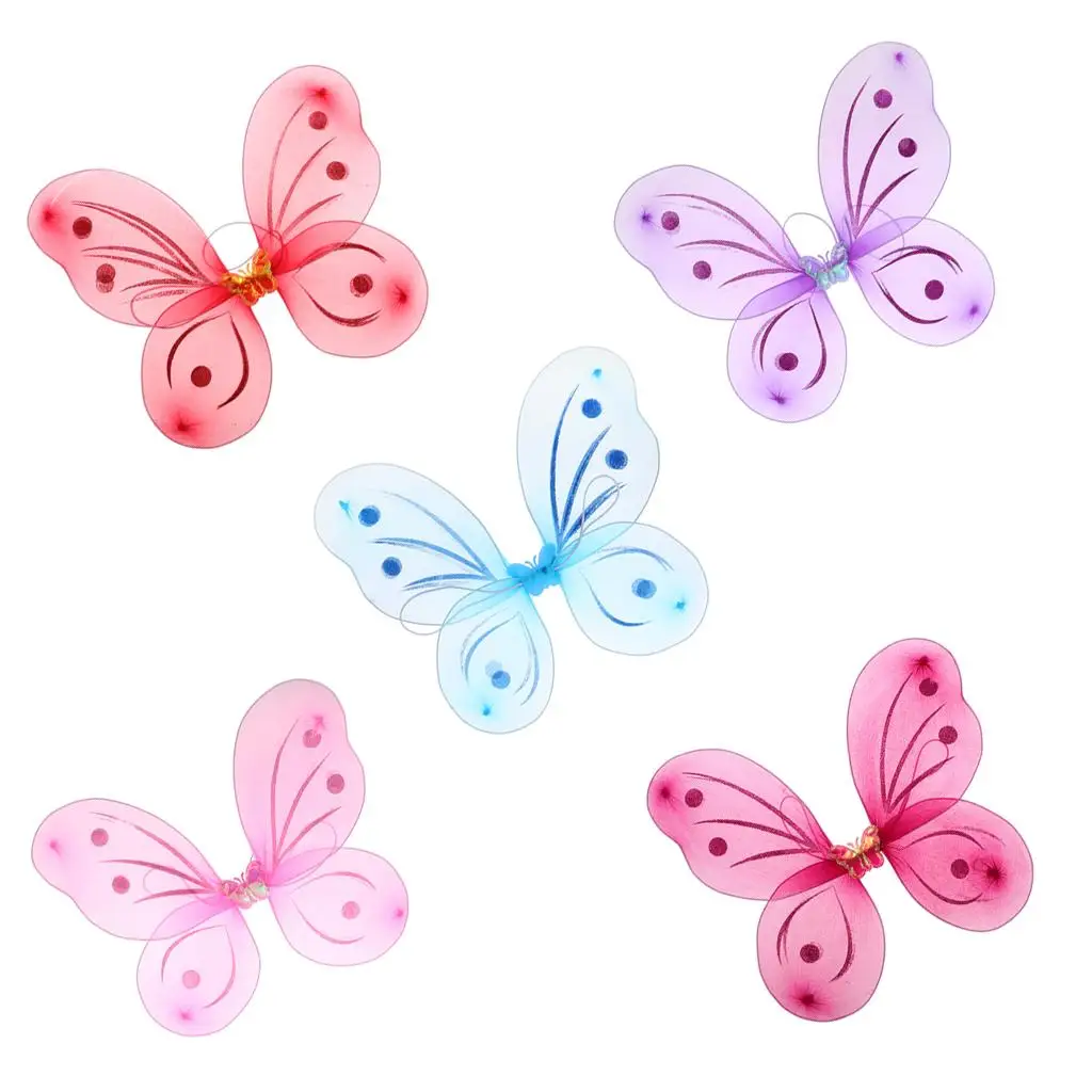 Girls Butterfly Fairy Wing Children Halloween Birthday party for children Fancy Dress Up