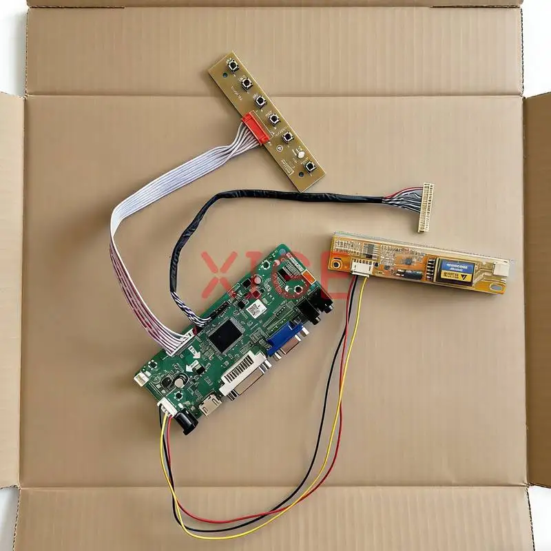 

Screen Controller Board Fit CLAA154WB08 CLAA154WB05 CLAA154WB03 CLAA154WB04 1280*800 VGA DVI HDMI 1-CCFL 30Pin LVDS 1280x800 Kit