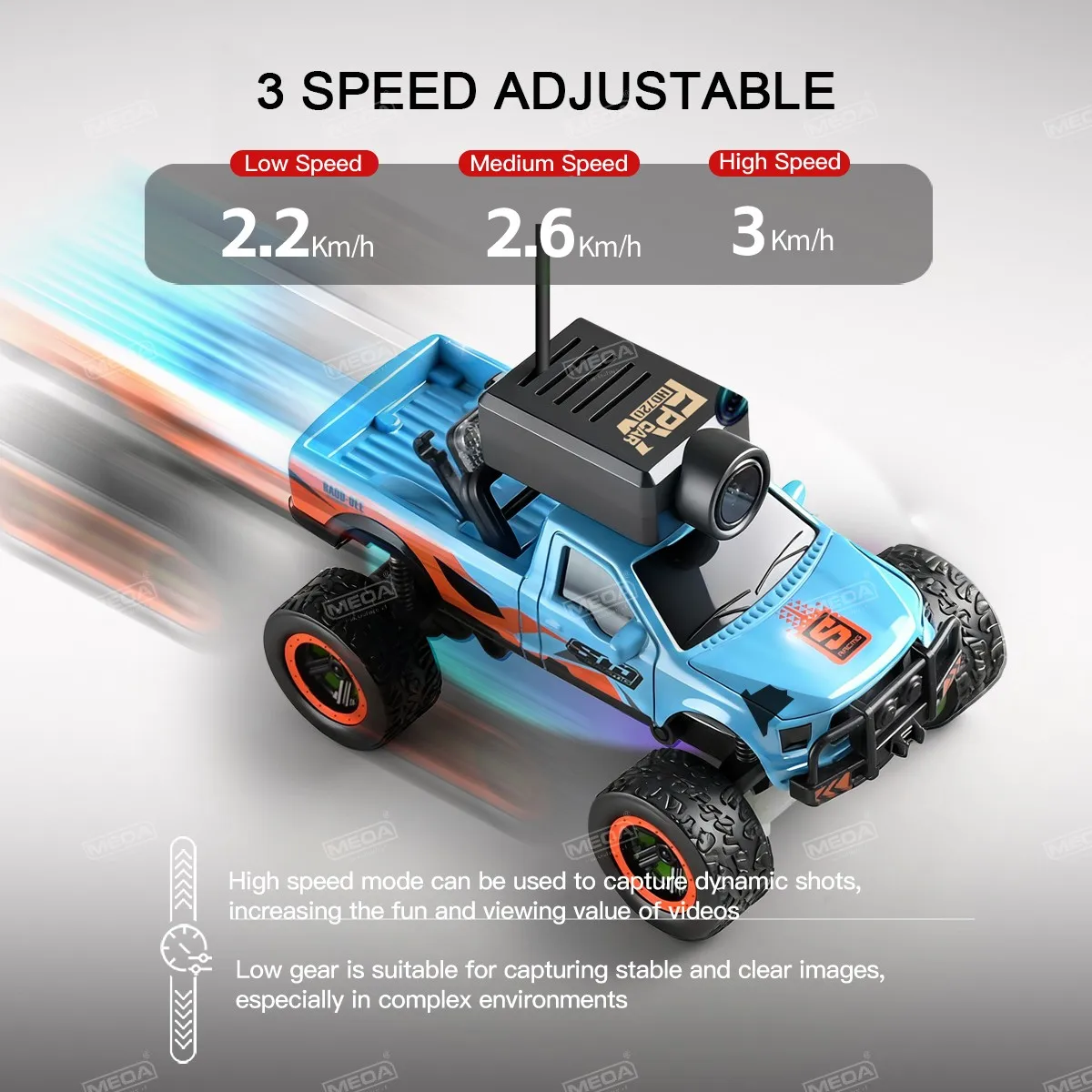 WLtoys 6407 1/64 Mini FPV RC Truck with 4.3