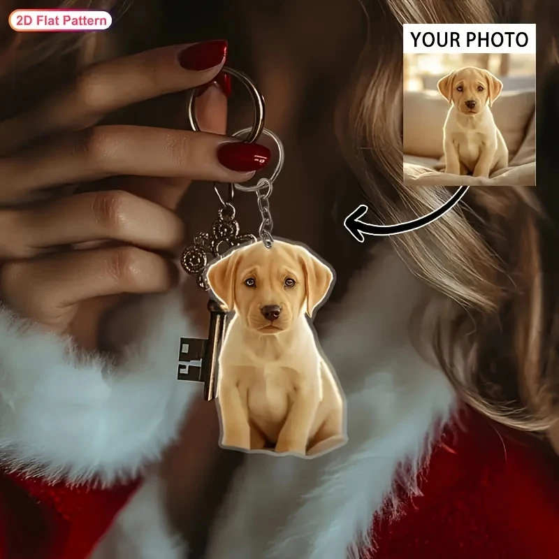 Custom Pet Photo Keychain - product detail 3