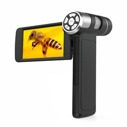 Andonstar AD203 Handheld Digital Microscope 4 inch Screen for Kids 800X Electronic FHD Video Microscope Observe Outdoor Tools