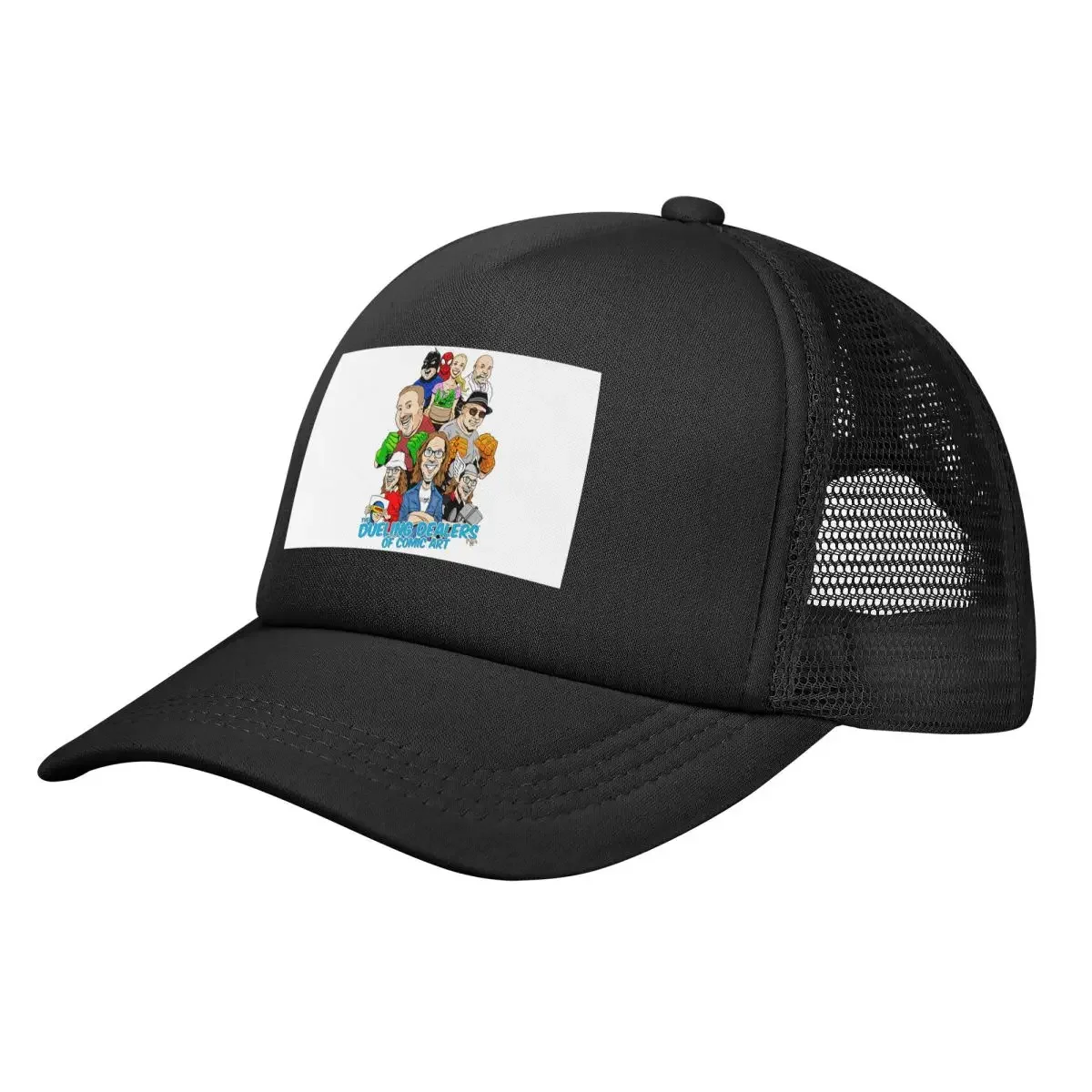 The Dueling Dealers Of Comic Art Team Mesh Baseball Caps Snapback Fashion Baseball Hats Breathable Casual Casquette