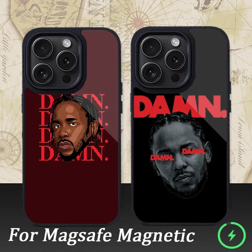 

Kendrick Lamar DAMN Phone Case For iPhone 15 14 13 12 11 Pro Max Plus Magnetic for Macsafe Cases Cover