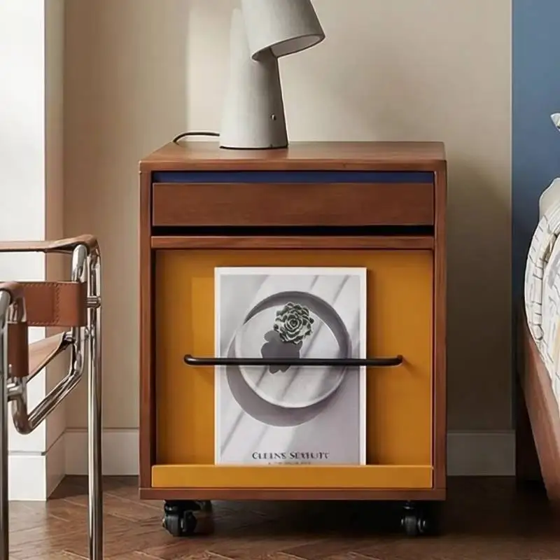 

Corner Luxury Nightstands Drawers Accessories Adult Essentials Bedside Table Modern Lounges Mesitas De Noche Room Furnitures